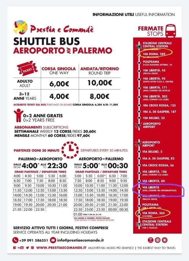 Apartament Le Stanze Di Irma Palermo Zewnętrze zdjęcie